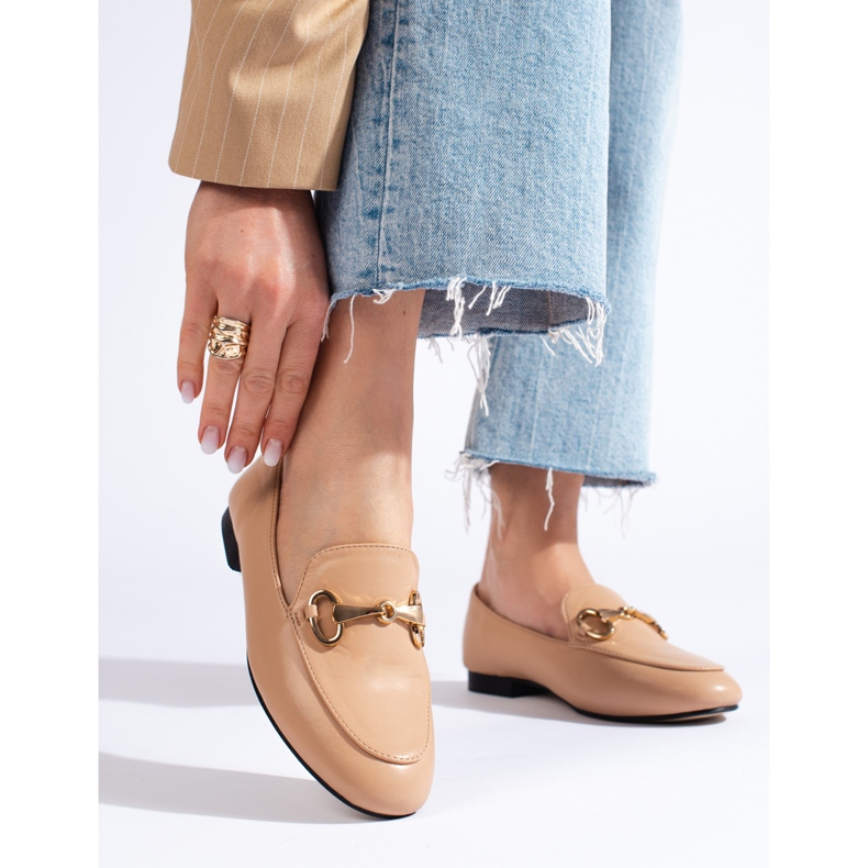 Moccasins Beige kengät ruskea 1