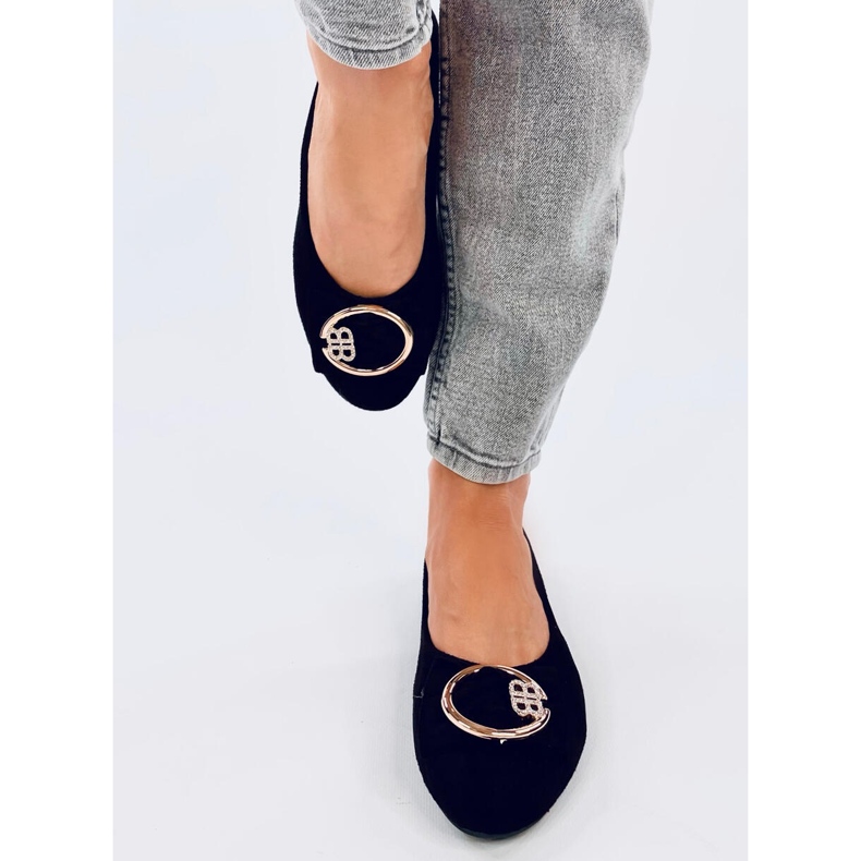 Gauri Black naisten balerinat musta 1