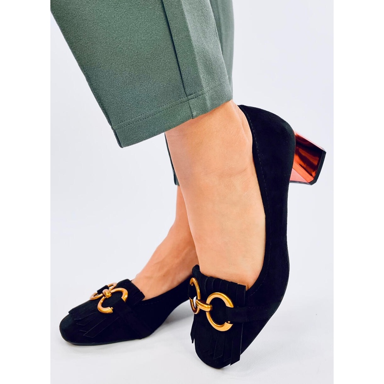 Weinn Black kupariset kantapääpumput musta 2