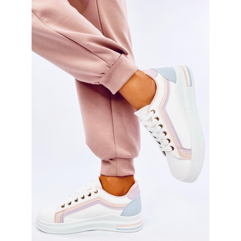 Ateer Pink naisten tennarit valkoinen 2