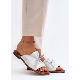 Zazoo 2659 naisten nahkatossut, hopea 1