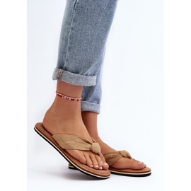 Naisten varvastossut Big Star LL274623 Beige 2