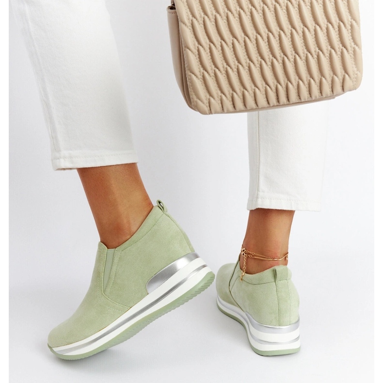 Vihreät Alquippa wedge -lenkkarit 1