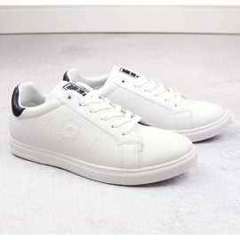 Valkoiset miesten urheilukengät Big Star NN174282 valkoinen 1