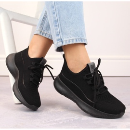 Mustat harjakattoiset urheilukengät Big Star NN274663 1