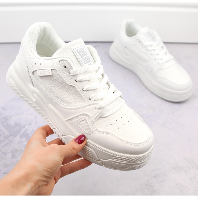 Valkoiset urheilukengät Big Star NN274667 valkoinen 2