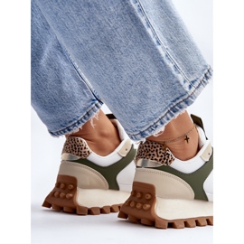 Naisten tennarit Urheilukengät beigenvihreä Ralita 2