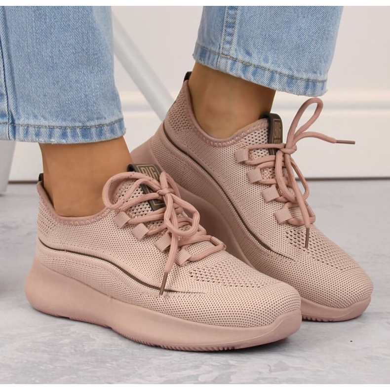 Big Star W INT1961C nude harjakattoiset urheilukengät vaaleanpunainen 2