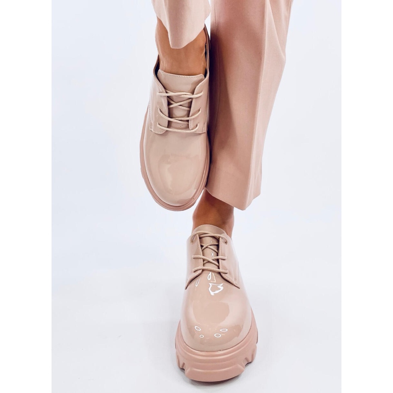 Pragma Nude korkeapohjaiset loaferit beige 1