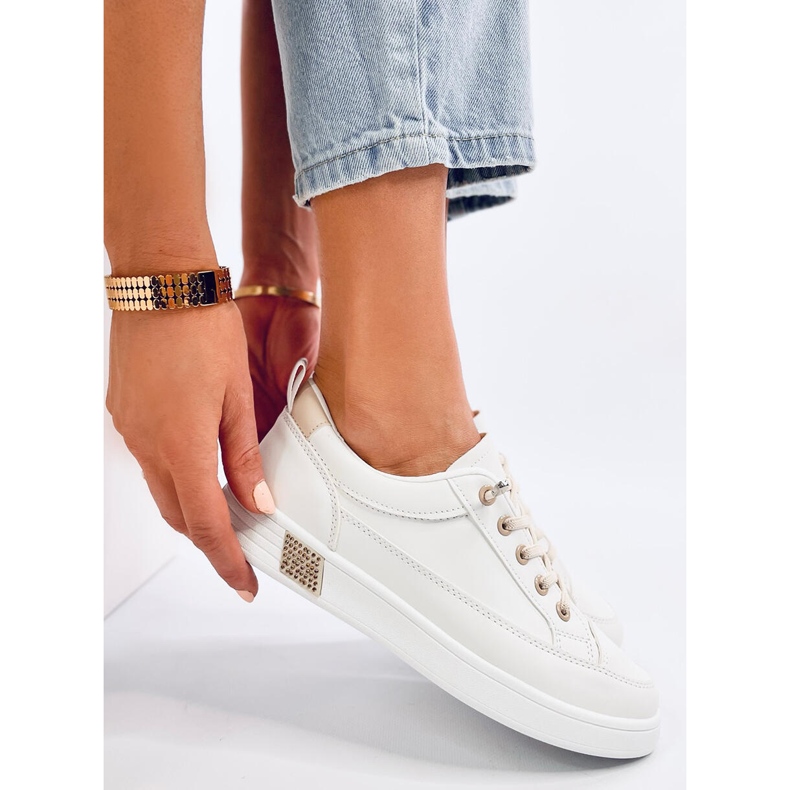 Stocks Beiget naisten tennarit valkoinen 1