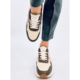 Akira Green Trainers beige 2