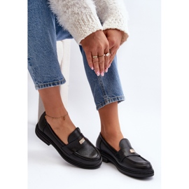 Zazoo 20165 naisten nahkaiset mokasiinit, musta 2