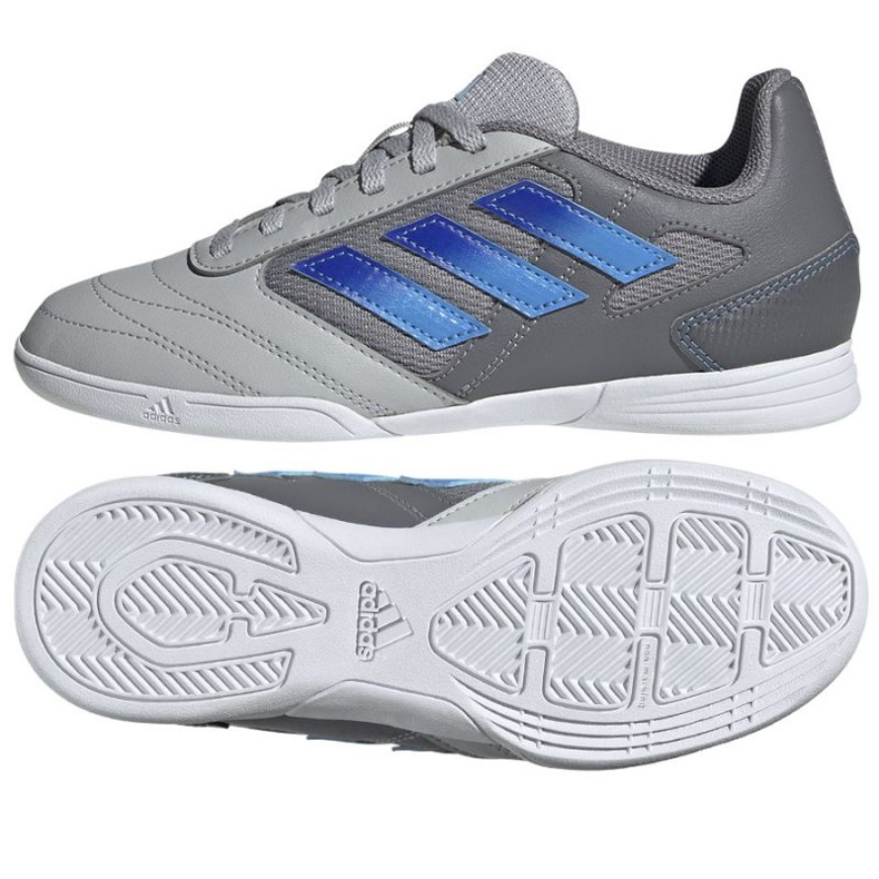 Adidas Super Sala 2 In Jr IE7560 -kengät harmaa 1