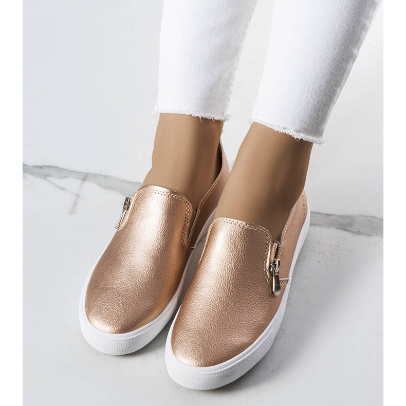 Denain kultaiset eko-nahkaiset lenkkarit kultainen 1