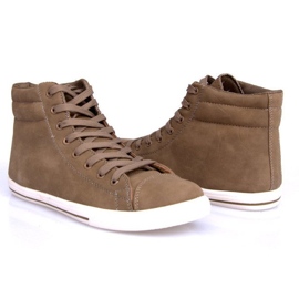 Style 738 Camel High -lenkkarit ruskea 1