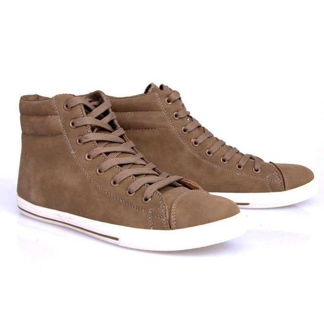 Style 738 Camel High -lenkkarit ruskea 2