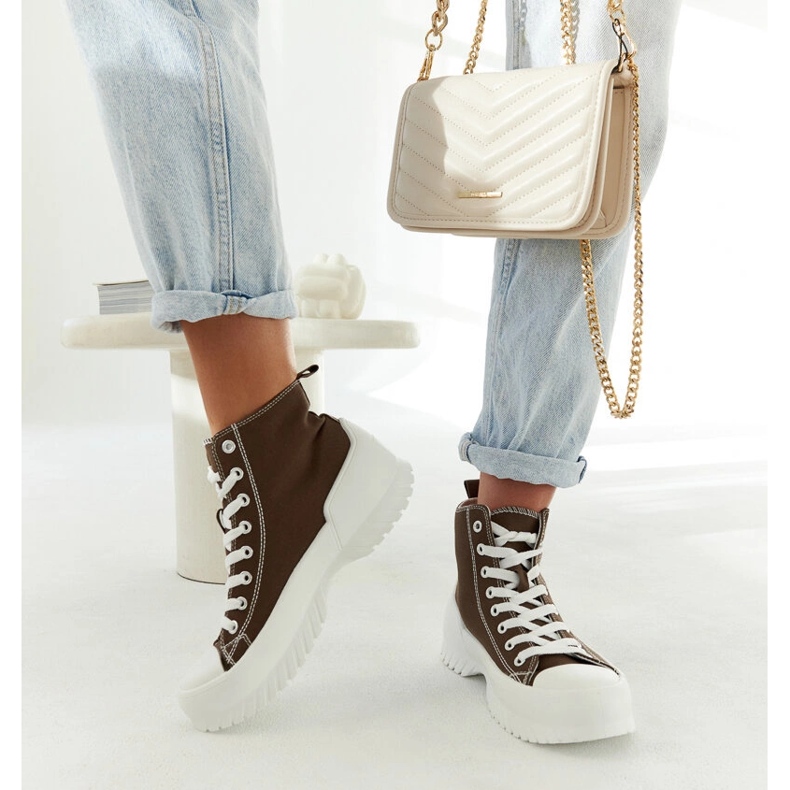 Vihreät Ronchis-korkeat lenkkarit 1