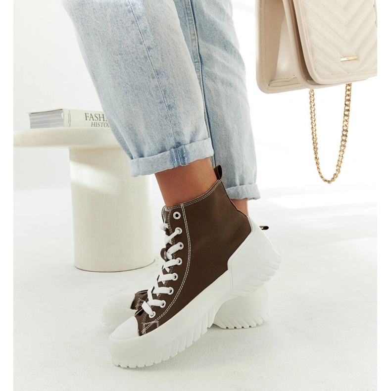 Vihreät Ronchis-korkeat lenkkarit 2