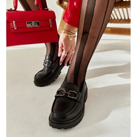 Mustat jouset solki mokasiinit 1