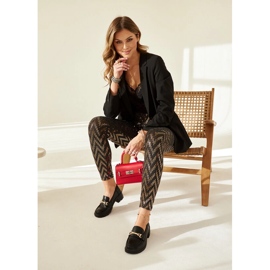 Mustat korkeakorkoiset Sherie-loaferit 1