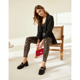 Mustat korkeakorkoiset Sherie-loaferit 2