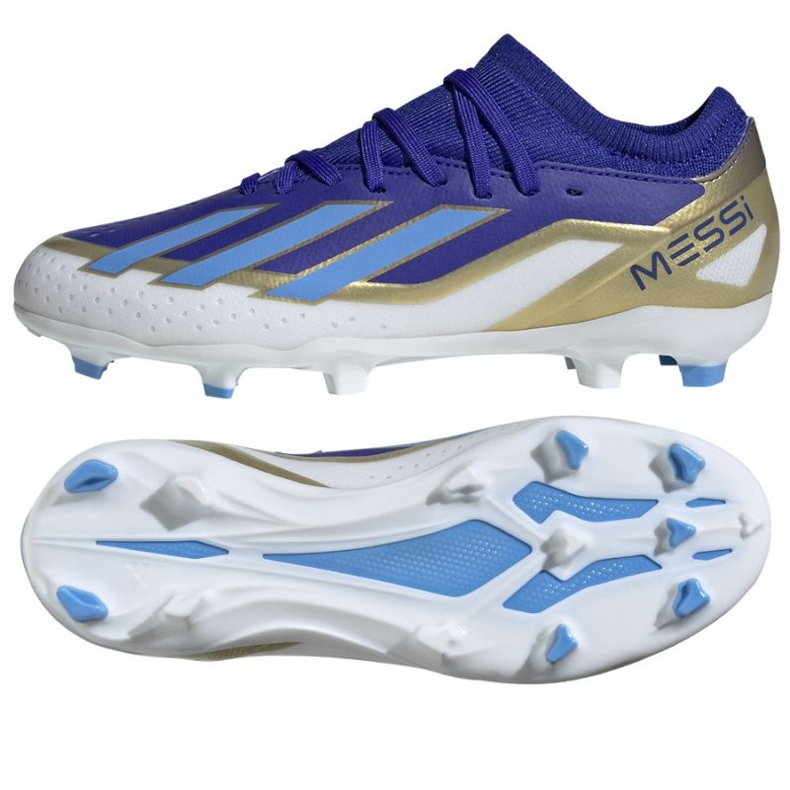 Adidas X Crazyfast League Messi Jr Fg kengät ID0714 sininen 1