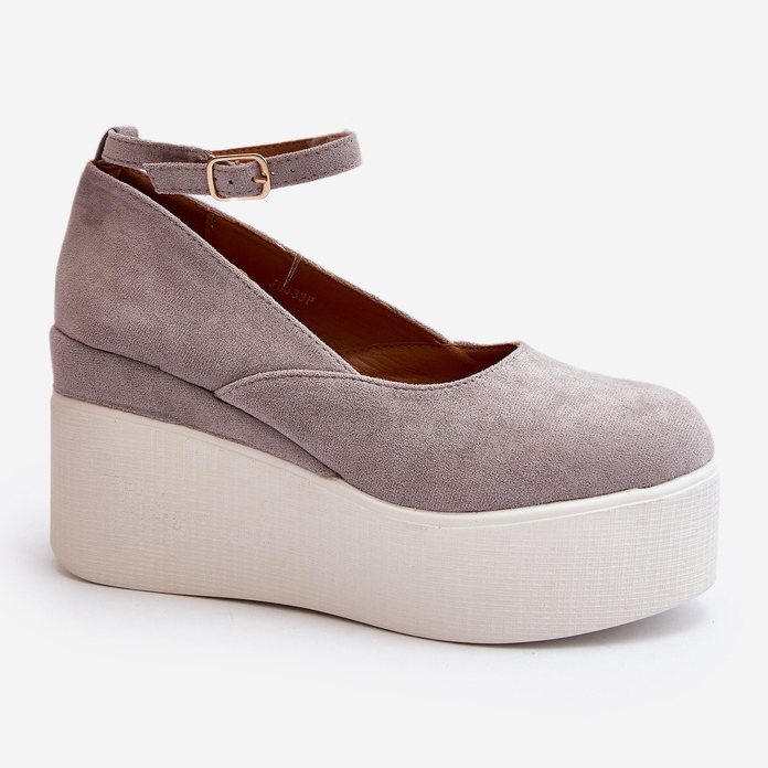 Naisten espadrillit Wedge Grey Mallassa harmaa 2