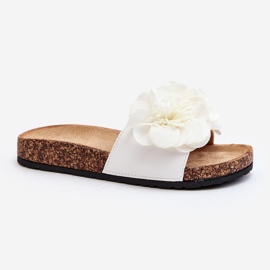 Lulanian naisten valkoiset kukkavarvastossut valkoinen 1