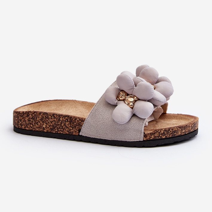 Naisten varvastossut koristeilla Harmaa Bunlia 2