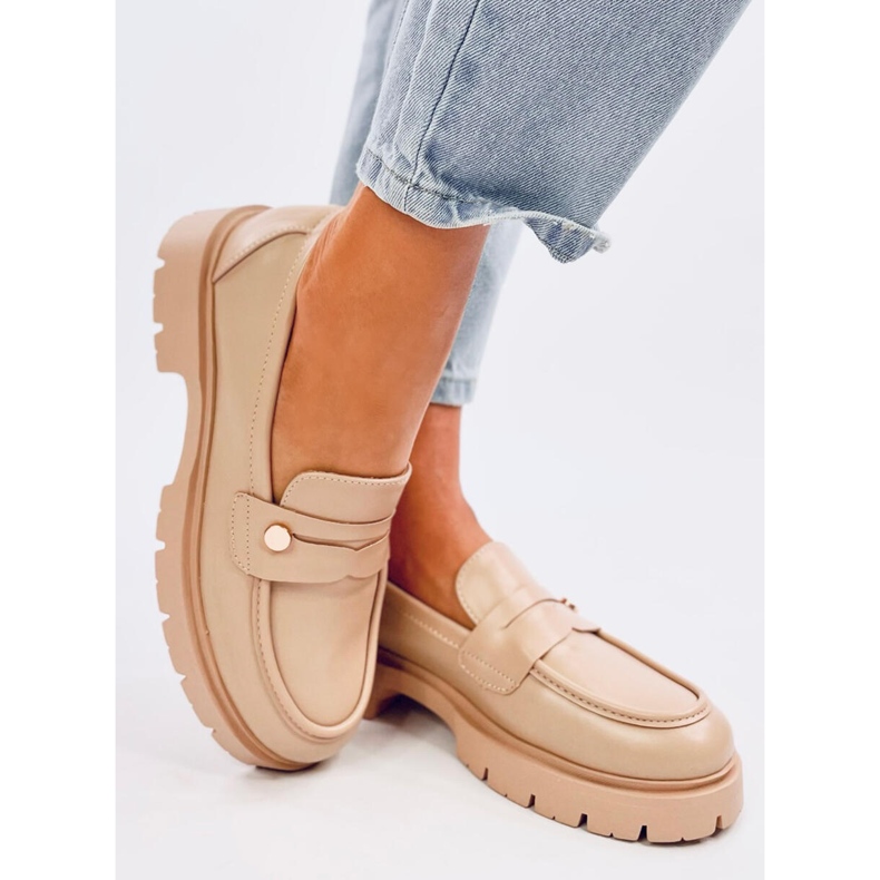 Sidney Khaki -tasoiset loaferit beige 2