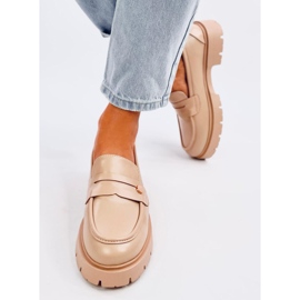 Sidney Khaki -tasoiset loaferit beige 1