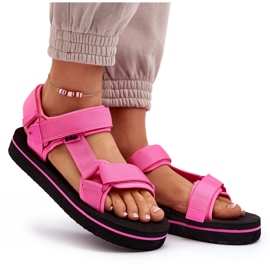 Naisten alustasandaalit Lee Cooper LCW-24-05-2750L Fuchsia vaaleanpunainen 10