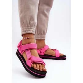 Naisten alustasandaalit Lee Cooper LCW-24-05-2750L Fuchsia vaaleanpunainen 4