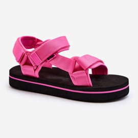 Naisten alustasandaalit Lee Cooper LCW-24-05-2750L Fuchsia vaaleanpunainen 2