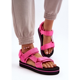 Naisten alustasandaalit Lee Cooper LCW-24-05-2750L Fuchsia vaaleanpunainen 5