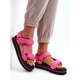 Naisten alustasandaalit Lee Cooper LCW-24-05-2750L Fuchsia vaaleanpunainen 9