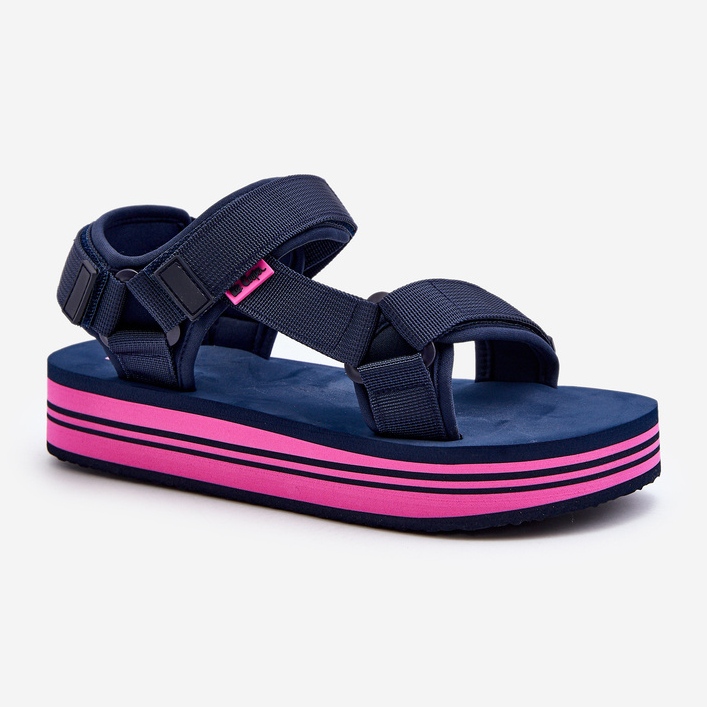 Naisten alustasandaalit Lee Cooper LCW-24-05-2754L laivastonsininen 1