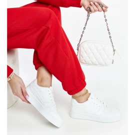 Valkoiset lenkkarit Mentha-alustalla valkoinen 1