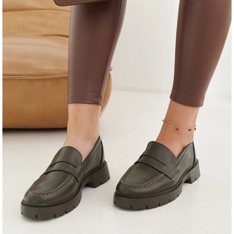 Vihreät Maybritt loaferit 1