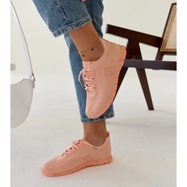 Erminion vaaleanpunaiset kangaslenkkarit vaaleanpunainen 2