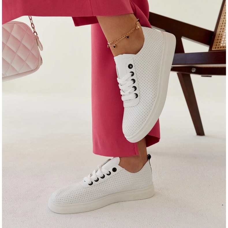 Sandrinen valkoiset ekologiset lenkkarit valkoinen 2