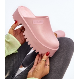 Naisten varvastossut massiivisella pohjalla Big Star NN274020 Pinkki vaaleanpunainen 2