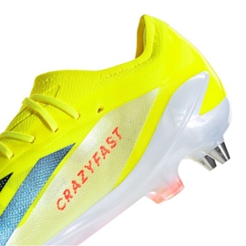 Adidas X Crazyfast Elite Sg M IF0665 jalkapallokengät keltainen 4