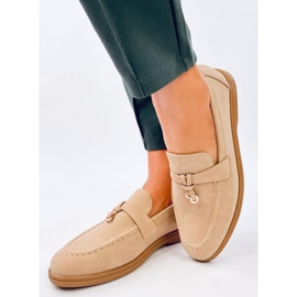 Antonisa Khaki naisten mokasiinit beige 2
