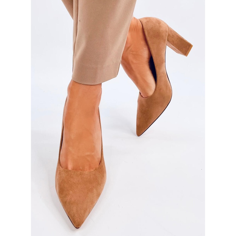 Verizon Khaki stiletto-pumput beige 1