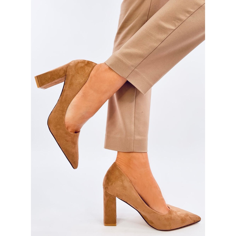 Verizon Khaki stiletto-pumput beige 2