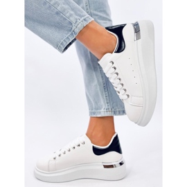 Raclei Mustat naisten tennarit valkoinen 2