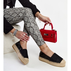 Mustat Danica-alustaiset espadrillit 1