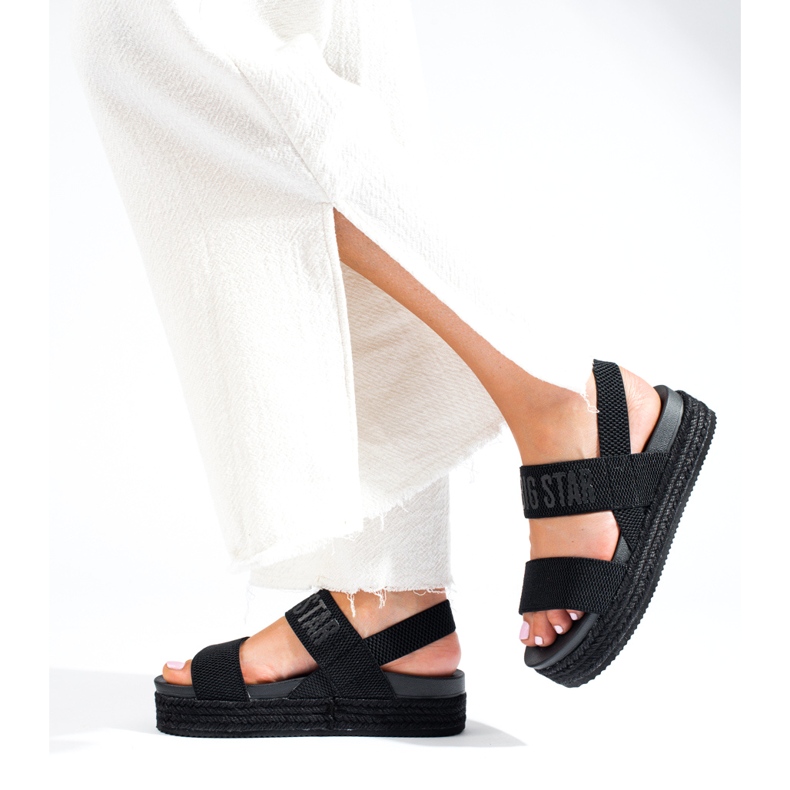 Naisten sandaalit Big Star LL274856 musta 2