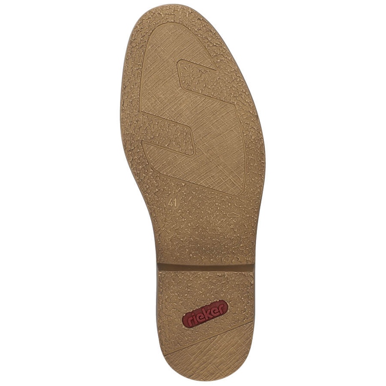 Nahkaiset mukavat miesten tyylikkäät harjakattoiset kengät, laivastonsininen Rieker 13431-14 1